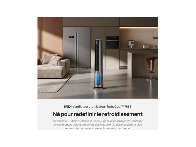 DREO TurboCool 765S Ventilateur Brumisateur Connecté
