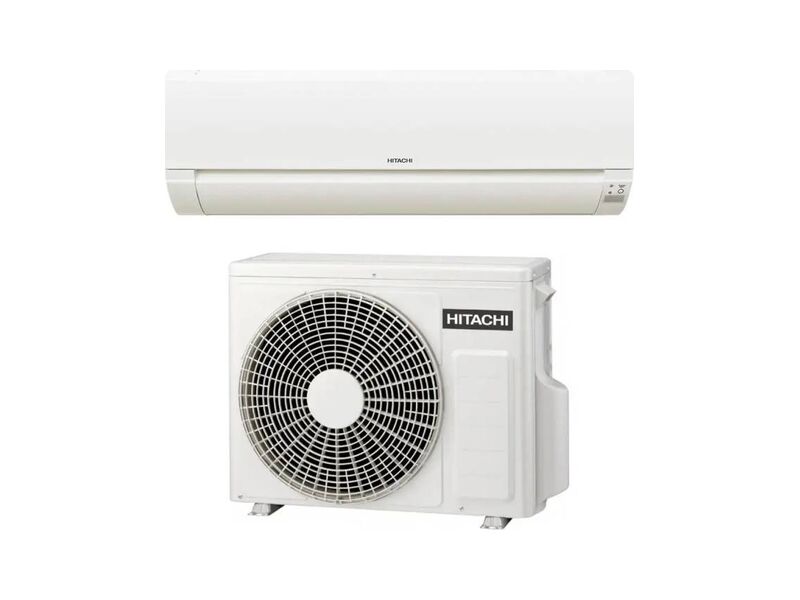 Hitachi Dodai FrostWash RAK-25REF/RAC-25WEF, reversible split air conditioner 9000 BTU