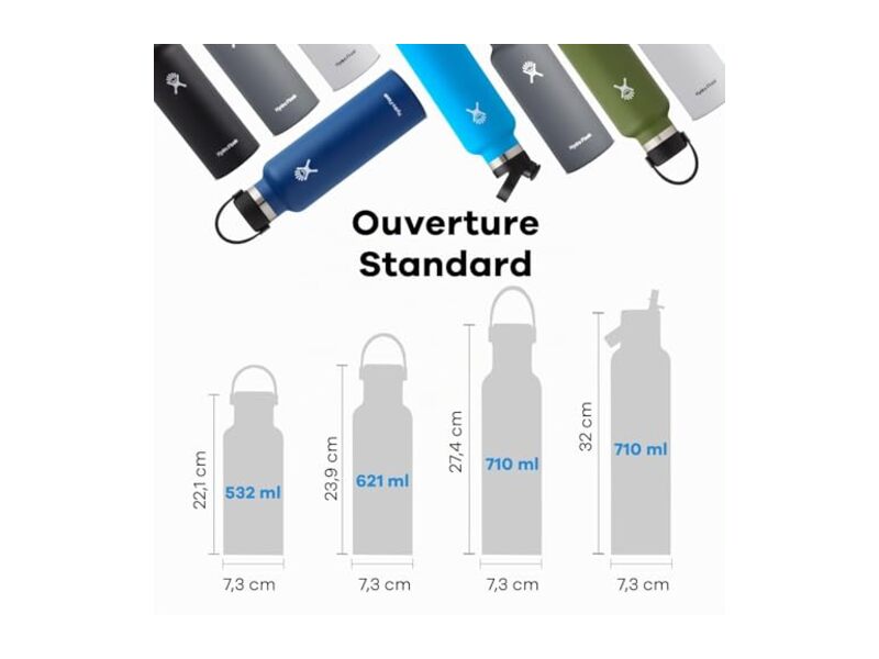 Hydro Flask Gourde Isotherme Standard Mouth 709ml
