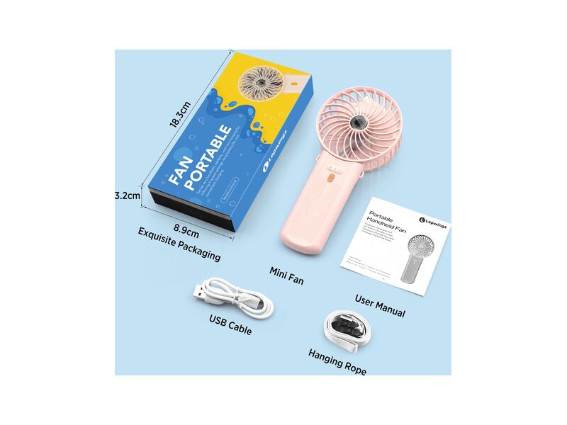 Lepwings Mini Ventilateur Pliable