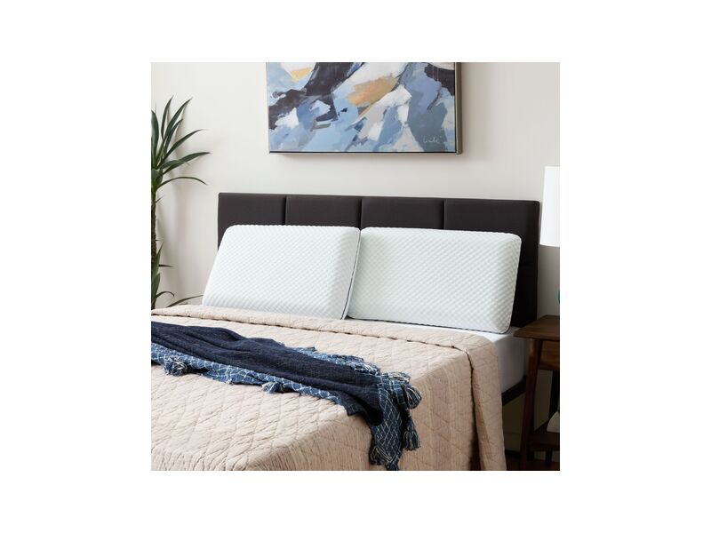 LUCID Gelgefülltes Memory-Schaum-Kissen 40x60cm