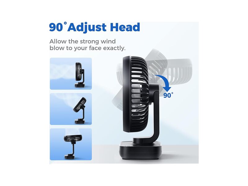 OCOOPA Rechargeable USB Desk Fan