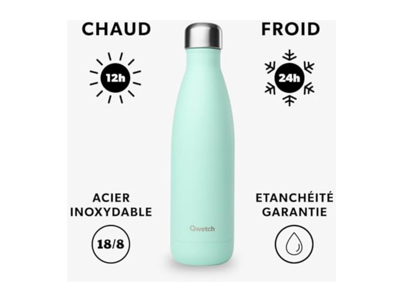 Qwetch Bouteille Isotherme Nomade 500ml