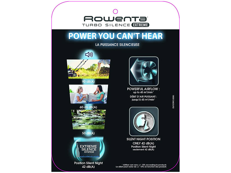 Rowenta VU2630F0 Ventilateur de table Rowenta VU2630F0 Ventilateur de table