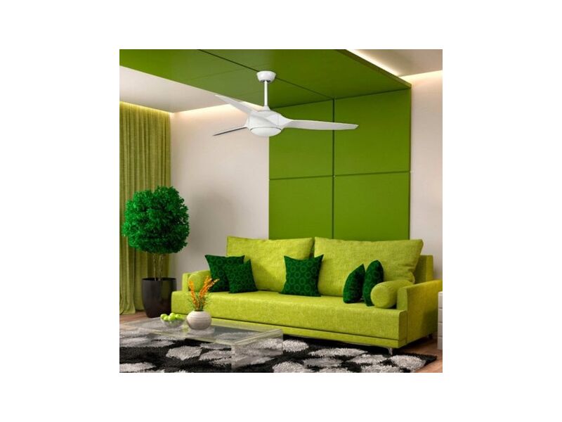 Sulion Ventilateur de plafond avec lampe LED 142 cm