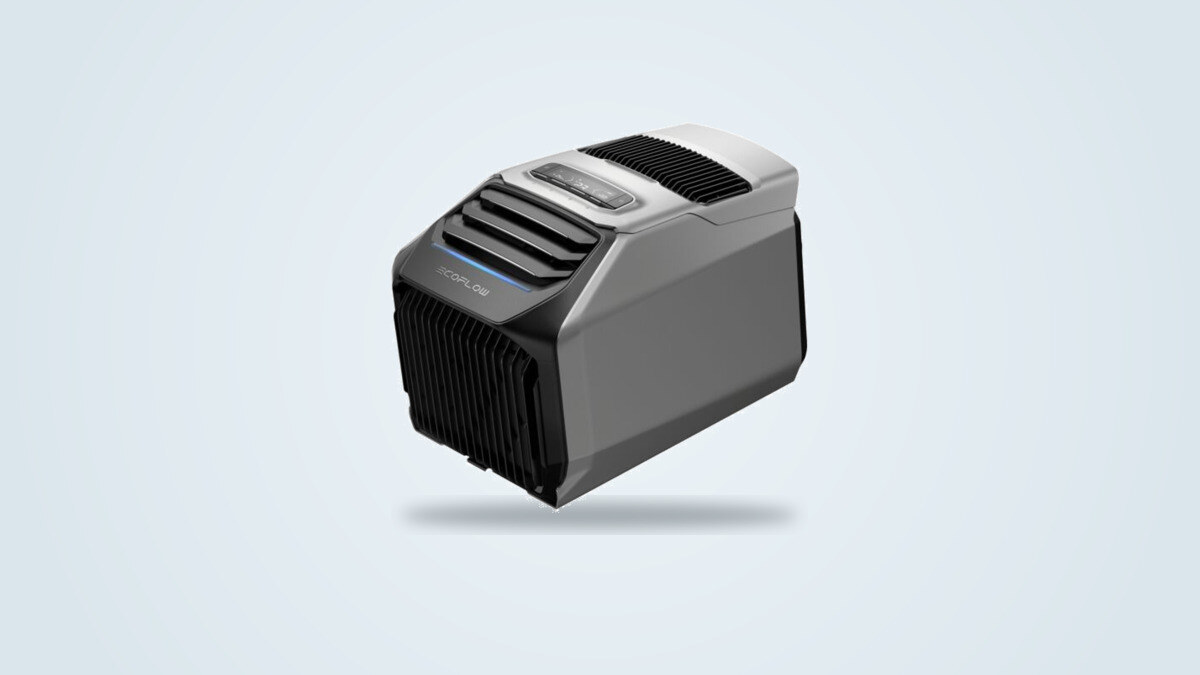 Climatiseur portable EcoFlow WAVE 2 avec sa batterie amovible