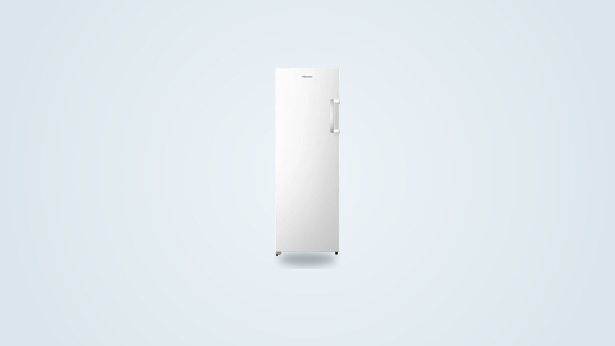 Congélateur armoire Hisense FV298N4AWC, porte fermée, vue de face