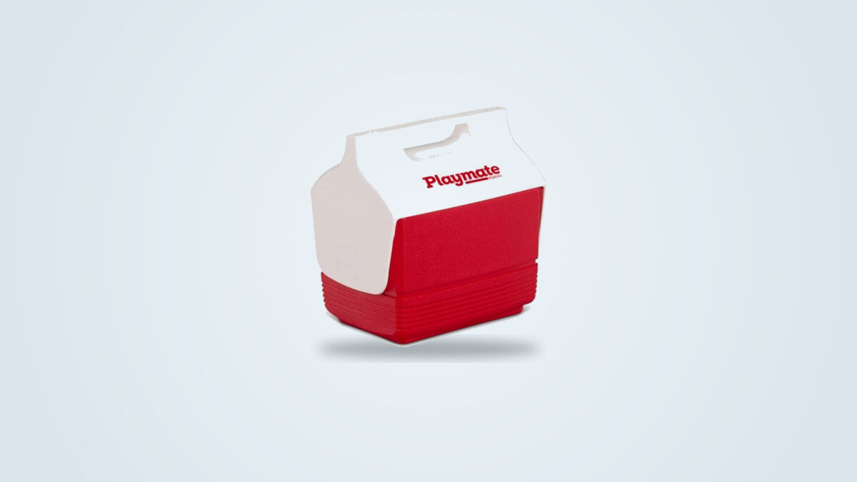Glacière passive Igloo Playmate Elite 15 litres, coloris rouge et blanc