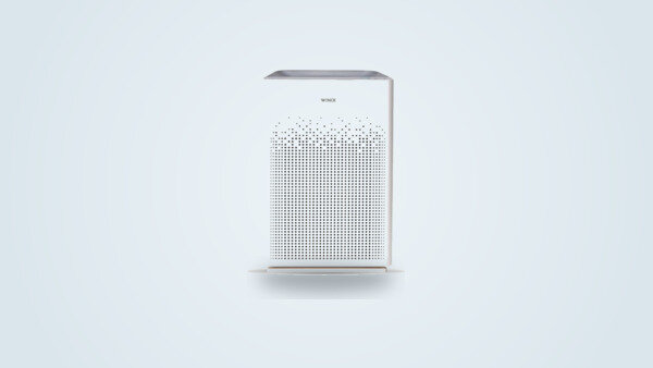 Purificateur d'air Winix Zero-S blanc, format vertical imposant, vue de face