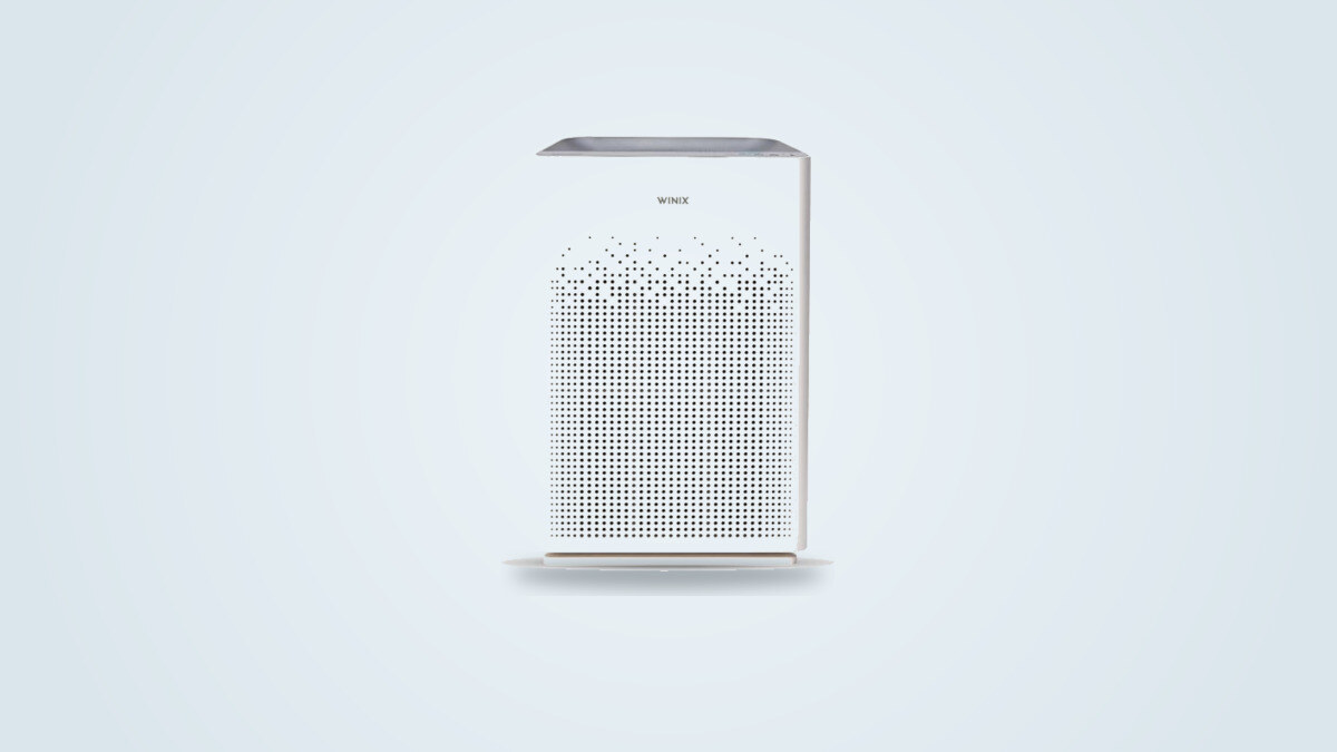 Purificateur d'air Winix Zero-S blanc, format vertical imposant, vue de face